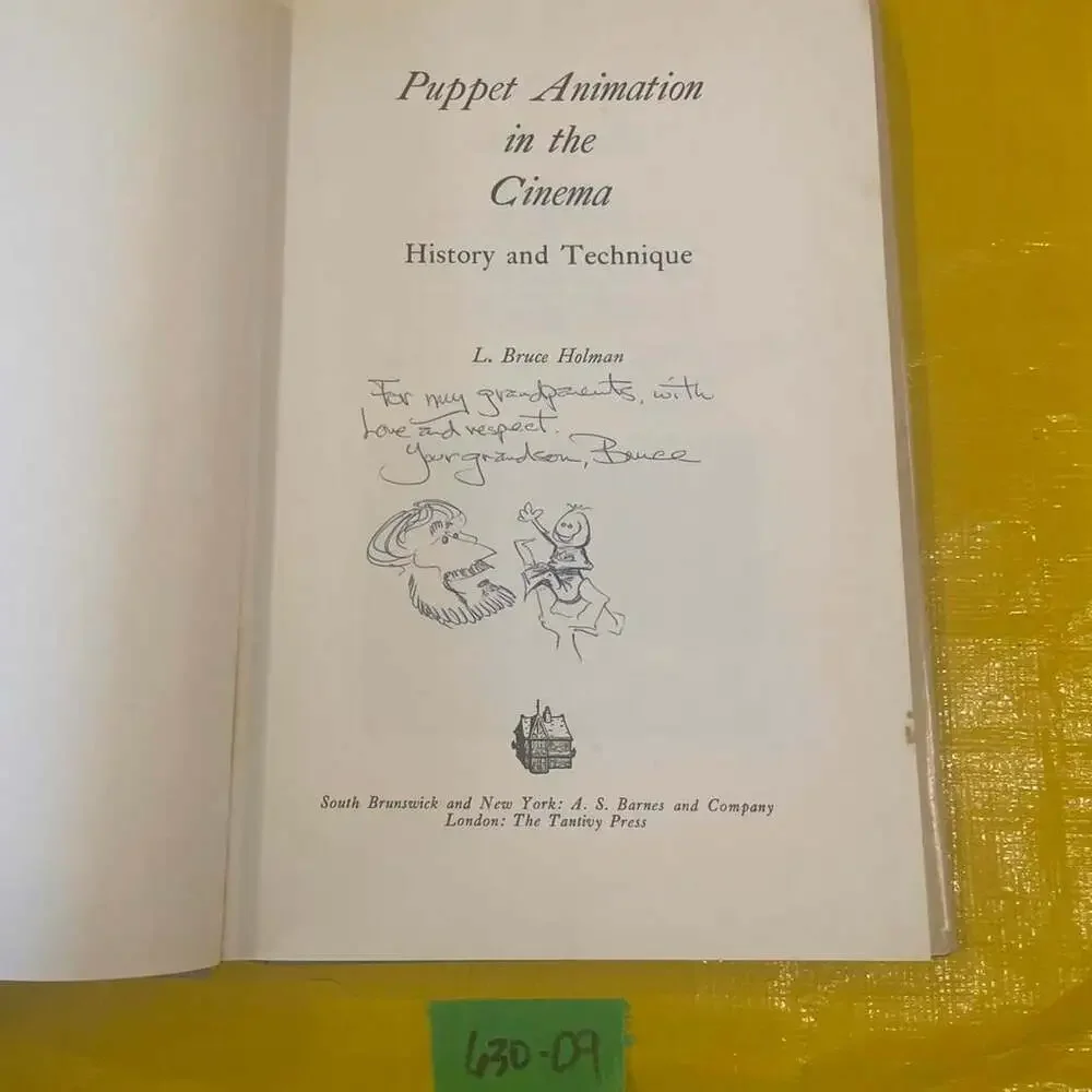 Puppet Animation in the Cinema: History & Technique by L. Bruce Holman (1975, Au